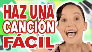 Cómo HACER una CANCIÓN ✅ 3 Sencillos Pasos ⏰ Fácil Rápido Divertido [upl. by Sordnaxela401]