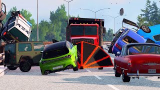 Extreme BeamNG Drive Police Chase 3 [upl. by Idieh]