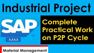 How to Record P2P Process in SAP MM  Industrial Project on P2P Cycle [upl. by Anillehs29]