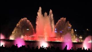 Montjuic Magic Fountain  Barcelona [upl. by Tuppeny]