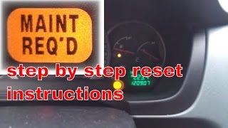 Resetting 20062024 Honda Pilot Oil Maintenance Light Made Super Easy 🛠 DIY Guide Inside [upl. by Sherri]