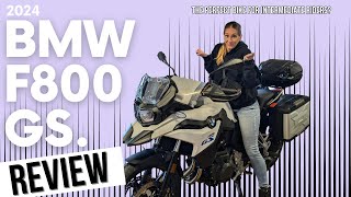 2024 BMW F800GS Review  The Perfect Adventure Bike for All Riders [upl. by Eeslehc]