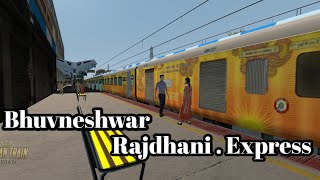 Bhubaneswar To Mumbai With Tejas Rajdhani ExpressjourneyGameplayIndian Train Simulator2024Game [upl. by Rtoip]