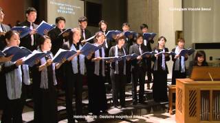 Schütz Meine Seele erhebt den Herren SWV 426  Collegium Vocale Seoul 콜레기움 보칼레 서울 [upl. by Lanae]