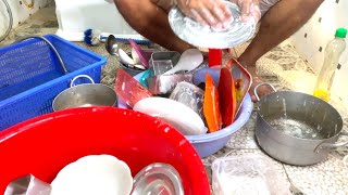 Washing Dishes by Hand – The Most Relaxing Routine Ever [upl. by Kery794]