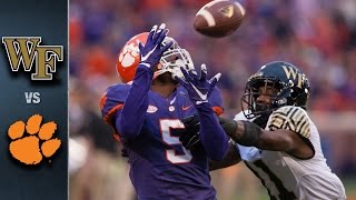 Wake Forest vs Clemson Full Game  2019 ACC Football [upl. by Elspeth]