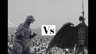 Godzilla 1954 vs Rodan 1956Kaiju battle [upl. by Ruvolo]