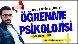 Öğrenme Psikolojisi Genel Tekrar1Saatte Öğrenme Psikolojisi  Kpss Eğitim Bilimleri Özet [upl. by Devitt359]