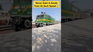 Fastest WAG9 Locomotive With Parcel Van 😨 shorts [upl. by Luigi45]