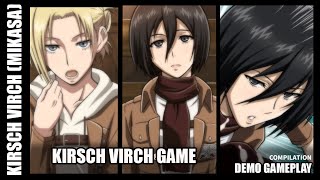 KIRSCH VIRCH AOT Visual Novel Gameplay English Sub [upl. by Marola]