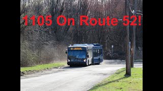 NeoplanDude  CT Transit 2011 NovaBus LFSA HEV 1105 On Route 52 To Wedgewood Drive [upl. by Sudoeht]