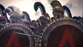 300 Spartans vs 10000 Persians Siege of Sparta Rome 2 Total War [upl. by Bergmann]