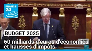 France  60 milliards deuros déconomies et hausses dimpôts dans le projet de budget 2025 [upl. by Benoit539]