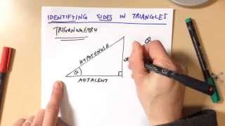 Identifying Sides in a RightAngled Triangle [upl. by Garris]