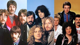 Top 50 Greatest Classic Rock Bands [upl. by Atinaujnas]