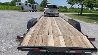 36k LB GVWR Flatbed Equipment Gooseneck Trailer [upl. by Wenonah]