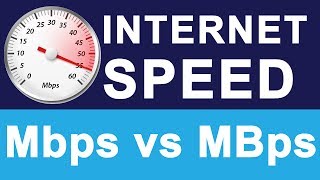 Internet Speeds Explained  Mbps vs MBps  Bits vs Bytes Difference in Hindi [upl. by Ettenim]