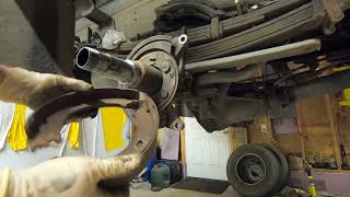 HOW TO GMC 3500 DUALLY REAR BRAKES and rotors [upl. by Koerner519]