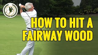 HOW TO HIT A FAIRWAY WOOD OFF THE GROUND [upl. by Lennod148]