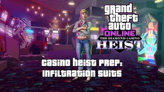 GTA Online Infiltration Suits Diamond Casino Heist DLC [upl. by Adnahcir816]