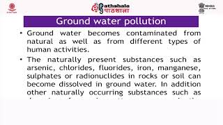 M27 Water PollutionI Surface and Groundwater Pollution [upl. by Tamberg]