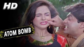 Atom Bomb  Alka Yagnik Abhijeet Bhattacharya  Muqaddar 1996 HD Songs  Rohit Kumar Simran [upl. by Elli]