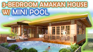 AMAKAN HOUSE DESIGN 3 Bedroom with MINI POOL [upl. by Taylor]