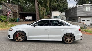 2019 AUDI RS3 Launch Control [upl. by Torruella936]