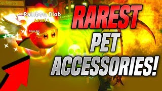 NEW PET ACCESSORIES IN ROBLOX MINING SIMULATOR RAREST [upl. by Durarte]