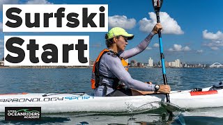 How to Quickly amp Easily Get into your Surfski at the Start  A Beginners Guide [upl. by Amadeo]