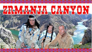 Zrmanja Canyon Plateau Rio Pecos Winnetou Old Shatterhand Drehorte Kroatien Pierre Brice Lex Barker [upl. by Madelin]