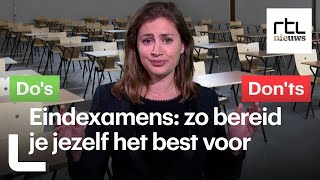 Bikkelen voor je eindexamens Zo bereid je jezelf het best voor  RTL NIEUWS [upl. by Eiggem]