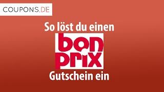 Einen Bonprix Gutschein einlösen [upl. by Anoblav595]