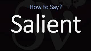 How to Pronounce Salient CORRECTLY [upl. by Katalin548]