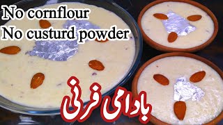 Special Badami firni  Muharram special  Kheer recipe [upl. by Risley280]