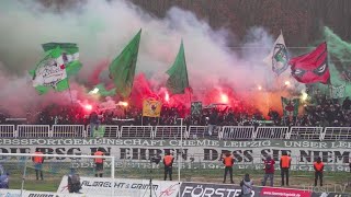 DERBY IN LEIPZIG Lok Leipzig  Chemie Leipzig highlights [upl. by Kcirdes]