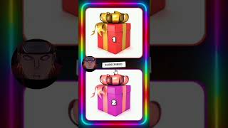 CHOOSE YOUR FAVORITE GIFT 🎁  GIFT GAME 🎮 gift shorts giftbox [upl. by Thirza]