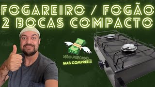 Review completo  Fogareiro  Fogão compacto 2 bocas [upl. by Favian]