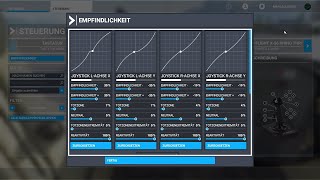 Joystick Empfindlichkeit einstellen  Flight Simulator 2020 [upl. by Ahsiryt566]