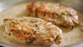 Creamy Garlic Chicken Breast Recipe [upl. by Lars]