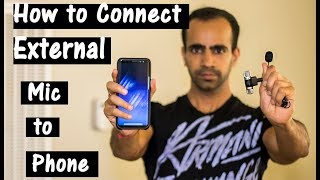 How to Connect External Mic to your Smartphone AndroidiPhone [upl. by Deevan695]