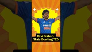 Ravi Bishnoi Stats Bowling T20 ravibishnoi shorts [upl. by Noirda926]