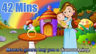 Hush little baby Lullaby   Kids Songs   Nursery Rhymes by EFlashApps [upl. by Tertia]