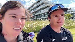 2022 Nacra 17 Europeans  Interview with Wilkinson and Dawson NZL [upl. by Filberte450]