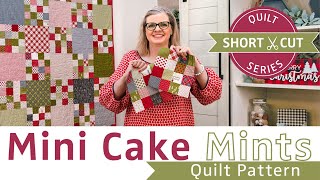 EASIEST Quilt from Mini Charm Packs amp Layer Cakes – How to CHAIN PIECE the Mini Cake Mints Quilt [upl. by Christiane]