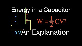 How To Calculate The Energy Stored In a Capacitor [upl. by Hebbe]