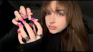 ASMR Relaxing Long Nails Tapping No Talking 💋💅🏻 [upl. by Pegasus]