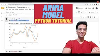 ARIMA Model In Python Time Series Forecasting 6 [upl. by Labannah]