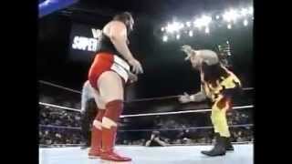 Bam Bam Bigelow vs Earthquake [upl. by Intruok]