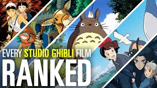 Every Studio Ghibli Movie Ranked  Bingeworthy [upl. by Beedon754]